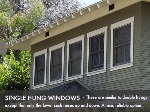 single hung window pictures